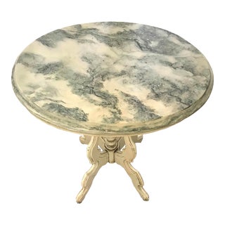 Victorian, Late 19th Century, Calacatta Marble Top Table For Sale