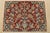 Farmhouse Nain Rug 2’8” X 2′ Red Wool/Silk Vintage Traditional Hand-Knotted Carpet For Sale - Image 3 of 8