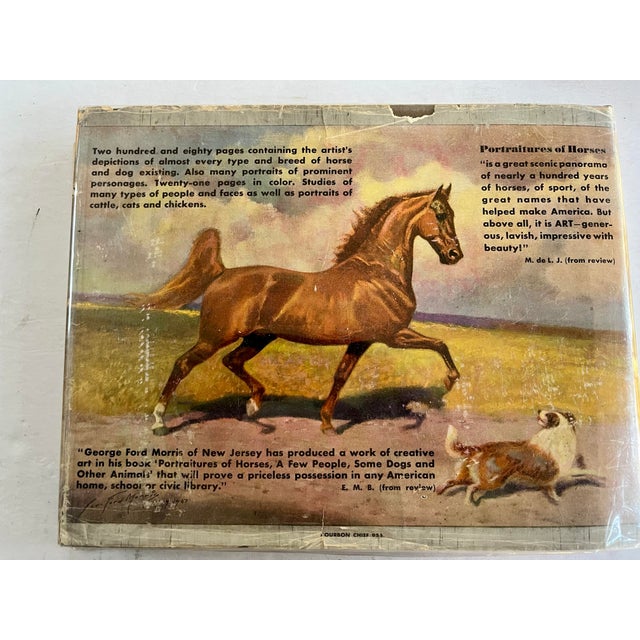 Paper 1952 Portraitures of Horses, a Few People, Some Dogs Morris, George Ford Fordacre Studios, NJ Book For Sale - Image 7 of 10