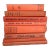 Vintage Hardback Library Decorative Book Stack Orange Book For Sale