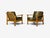 Henning Kjaernulf Style, Lounge Chairs, Oak, Fabric, Denmark, 1970s For Sale In New York - Image 6 of 13