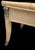 Tan Vintage Coastal Regency Double Palm Tree Carved Wicker Bamboo Desk Dining Table For Sale - Image 8 of 9