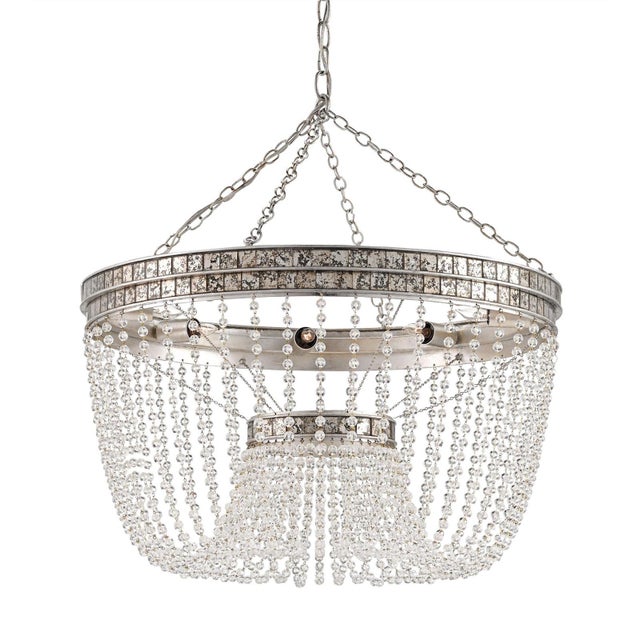 Contemporary Currey & Company 8-Light Highbrow Chandelier For Sale - Image 3 of 4