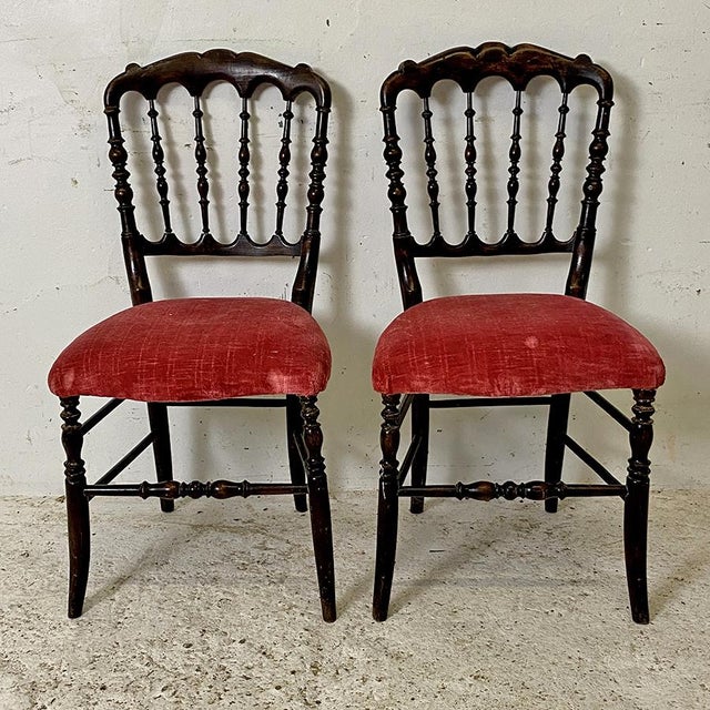 Napoleon III Charivari Chairs, Set of 2 For Sale - Image 6 of 8
