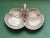Vintage Pink & Blue Double Seashell Scrollwork Serving Dish For Sale - Image 12 of 12