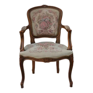 Antique Louis XV Style Arm/ Accent Chair