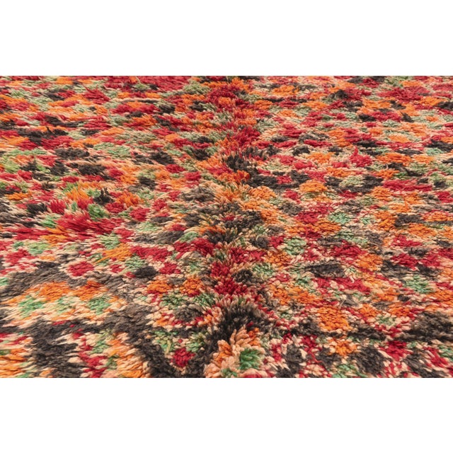 Late 20th Century Vintage Beni M'Guild Moroccan Rug, 07'07 X 11'04 For Sale - Image 5 of 10
