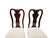 1990s Pair Thomasville Collectors Cherry Queen Ann Dining Room Side Chairs For Sale - Image 13 of 13