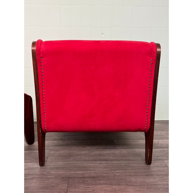 Rosewood Armchairs in the style of Zanuso for Arflex, 1960s, Set of 2 For Sale - Image 18 of 18