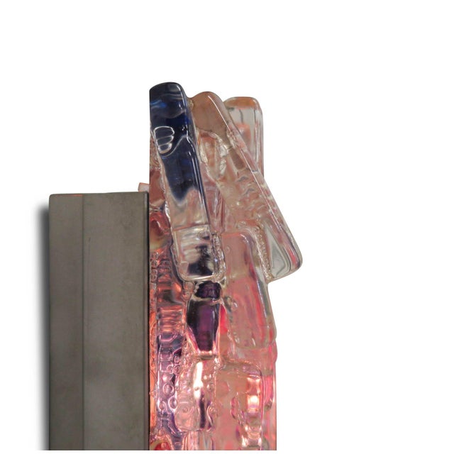 Plastic Mid-Century Claus Bolby Acrylic Wall Sconce For Sale - Image 7 of 7