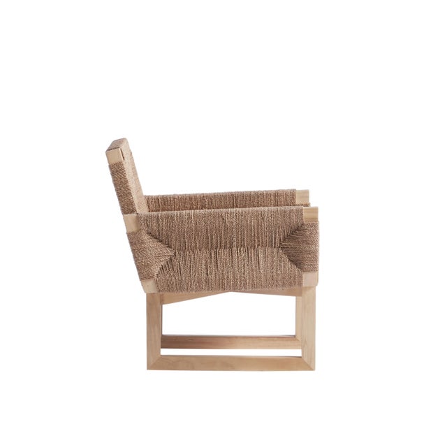 Textura Beechwood Lounge Chair For Sale In Cincinnati - Image 6 of 7