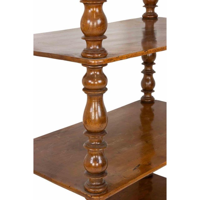 Wood 19th Century Vintage Lacquered Bookcase in Wood, Italy For Sale - Image 7 of 9