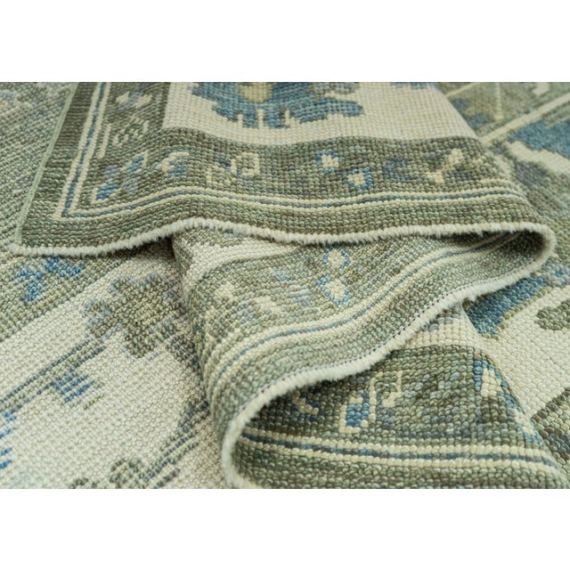Turkish Oushak Rug 7'6" x 10'2" #19147 For Sale In Houston - Image 6 of 8