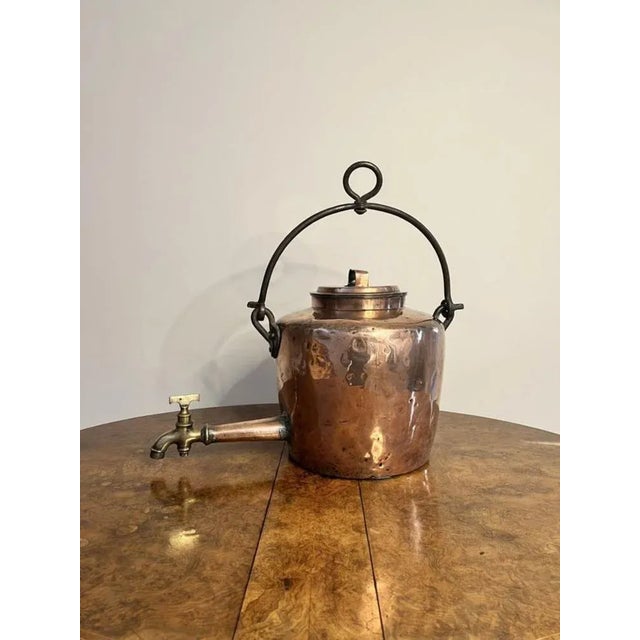 Early 19th Century Large George III Hanging Copper Water Urn, 1800s For Sale - Image 5 of 8