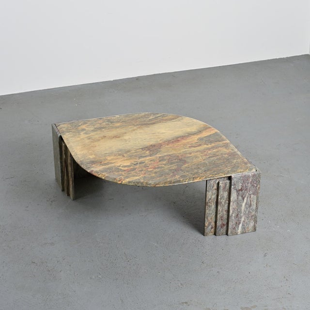 Stone Vintage Marble Coffee Table, Italy, 1970 For Sale - Image 7 of 10