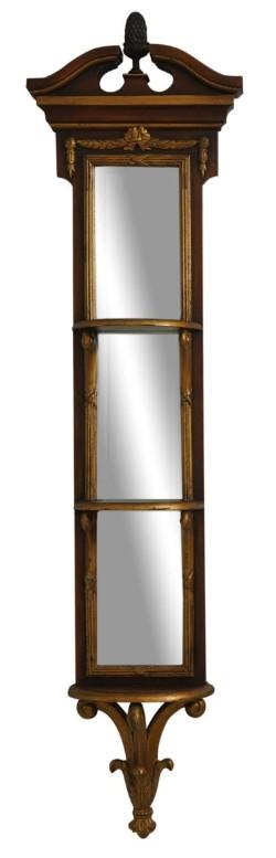 Theodore Alexander Georgian Shelf Mirror | Chairish