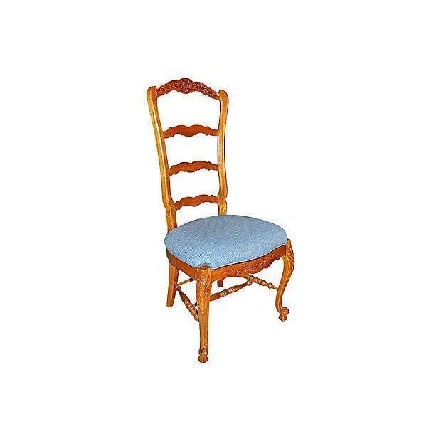 Wood Country French Ladderback Chair For Sale - Image 7 of 7