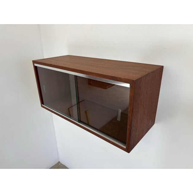 Mid 20th Century Pair of Floating Wall Cabinets in the Style of George Nelson For Sale - Image 10 of 12