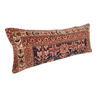 Decorative Lumbar Cushion – Vintage Rug Style Throw Pillow -16'' X 38'' For Sale