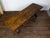 Italian 1800s Walnut Farm Table with Carved Legs, Stretcher and Weathered Patina For Sale - Image 12 of 12