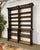 Early 20th century oak and fir wood-framed bookcase - W=2.03m, H=2.64m, D=51cm - Dismountable.