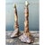 Vintage Hand Made Faux Bois Ceramic Lamps - A Pair For Sale - Image 9 of 12