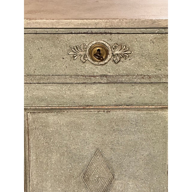 Traditional Early 20th C. Swedish Painted Side Cabinet For Sale - Image 3 of 12