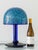 Designed by Italian architect and designer Gae Aulenti (1927–2012) for Vistosi, this striking blue Murano glass murrine...