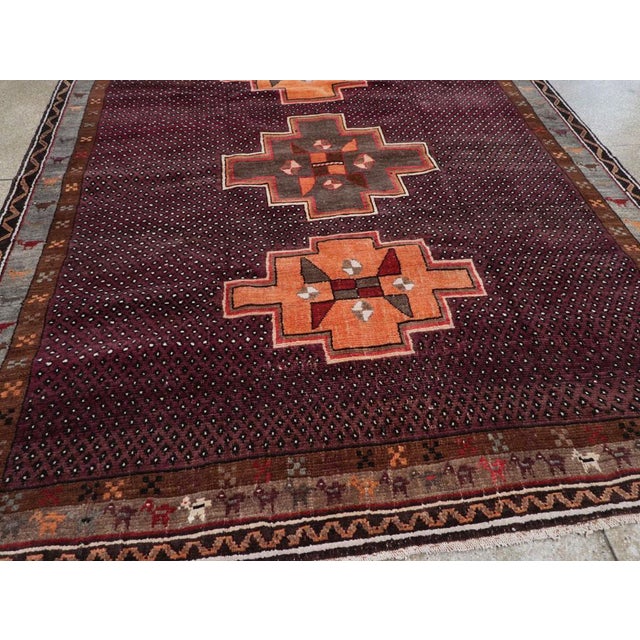 Galerie Shabab Collection Mid-20th Century Turkish Anatolian Tribal Carpet For Sale In New York - Image 6 of 8