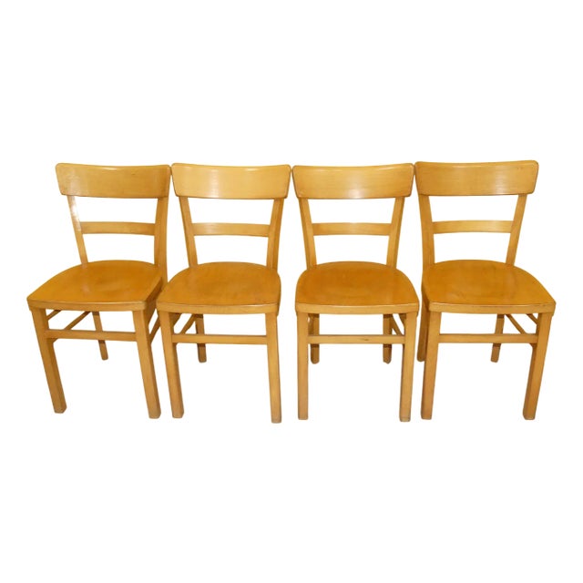 Vintage Kitchen Chairs, Set of 4 For Sale