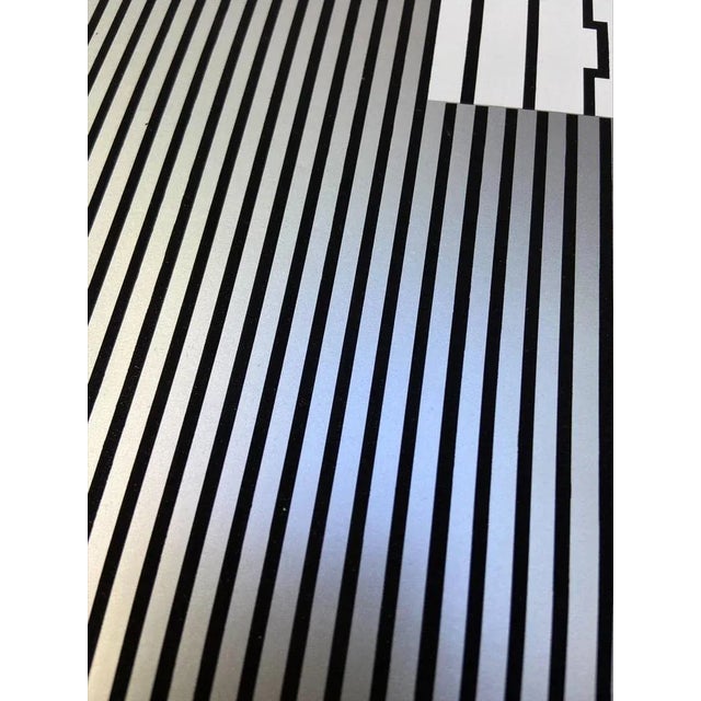 Victor Vasarely, Cithare, 1973, Serigraphy on Cardboard For Sale - Image 4 of 6