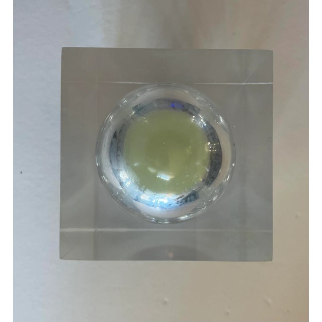 1970s Mid 20th Century Pierre Giraudon Pop Art Floating Lightbulb For Sale - Image 5 of 5