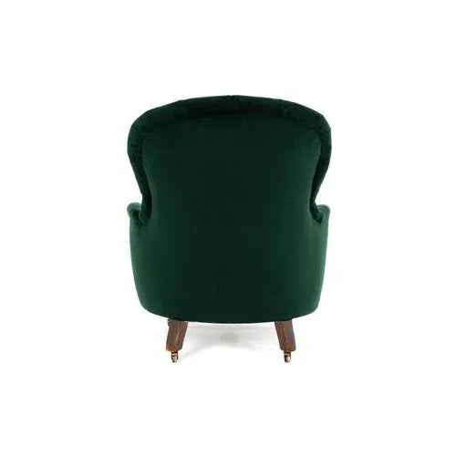 Velvet Armchair from Cornelius V. Smith For Sale - Image 5 of 12