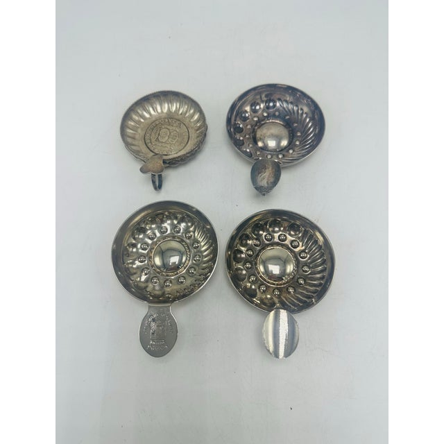 Metal Set of Four French Tastevins For Sale - Image 7 of 11
