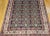 Navy Blue Vintage Persian Tabriz Afshan Rug, Handwoven Geometric Caucasian Pattern, Navy & Ivory, 7’ X 10’ For Sale - Image 8 of 12
