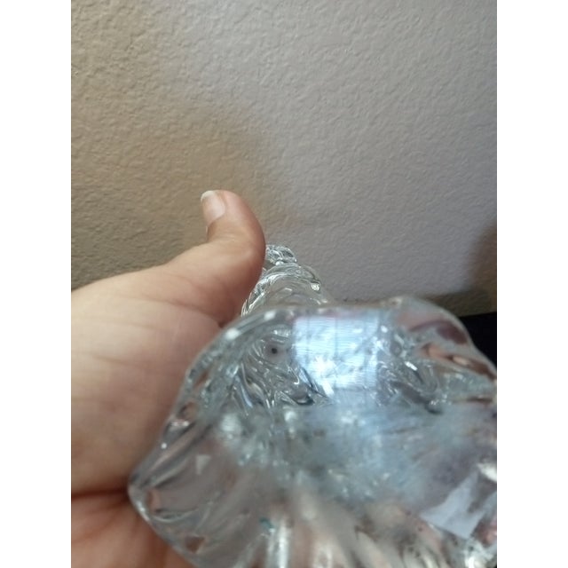 EXQUISITE Signed Konstglas Ronneby Sweden 8" Crystal Cherub Angel Figurine The product is a signed Konstglas Ronneby...