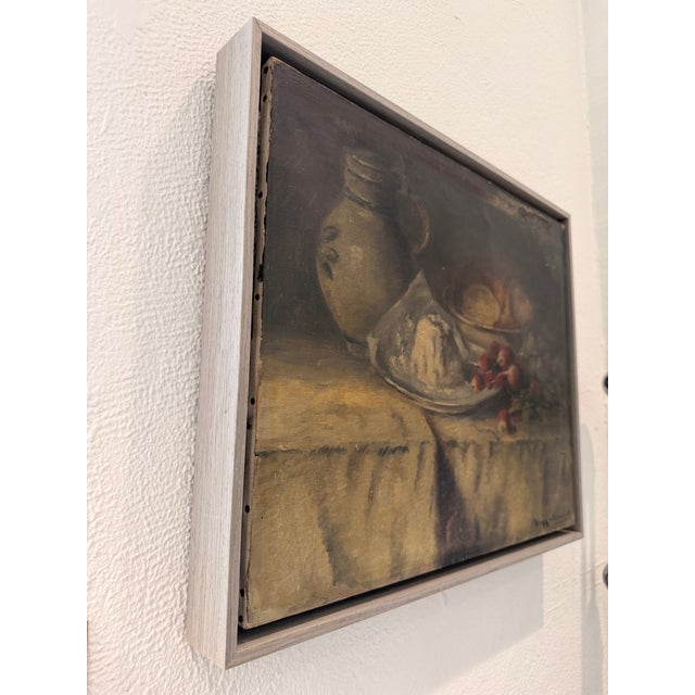 French 19th Century Still Life Oil on Canvas For Sale - Image 4 of 6