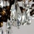 Sheet Metal and Glass chandelier For Sale - Image 4 of 8
