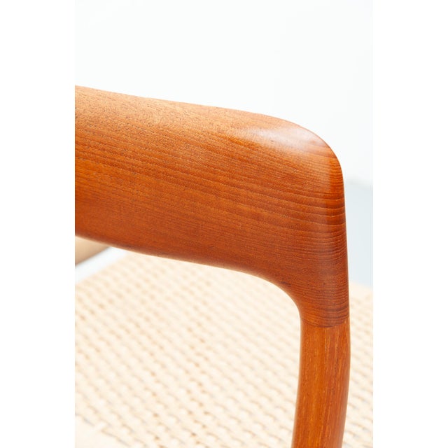 Dining Chairs Model 75 by Niels Otto Møller for J. L. Møller Møbelfabrik, 1950s, Set of 8 For Sale - Image 12 of 18
