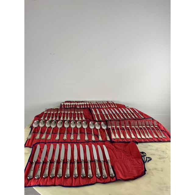 800 Silver Cutlery, Italy, 1960s, Set of 84 For Sale - Image 14 of 14
