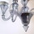 Metal 1990s Blue-Gray Murano Glass Mid Century Modern Chandelier For Sale - Image 7 of 12