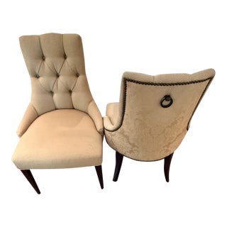 Pair Ritz Dining Chairs by Thomas Pheasant for Baker For Sale