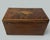 Wood Antique Georgian Mahogany Satinwood Inlaid Jewelry Cigar Conch Shell Casket Box For Sale - Image 7 of 9