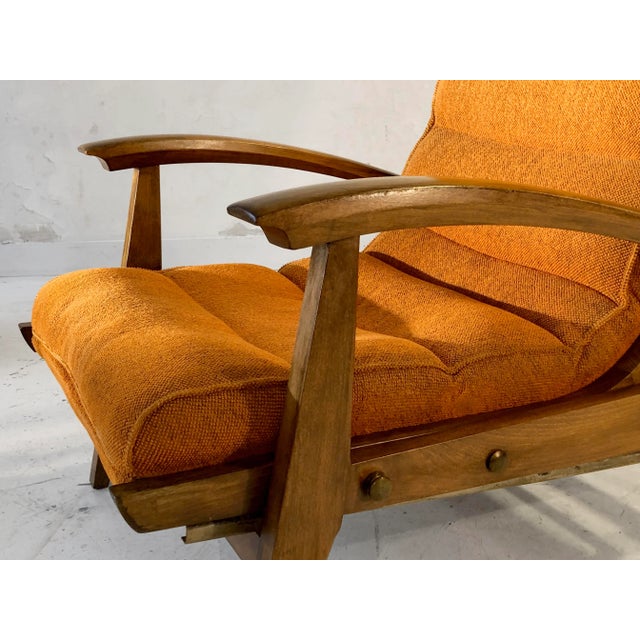 French Armchair by Guy Besnard for Free-Span, 1950s For Sale - Image 6 of 14