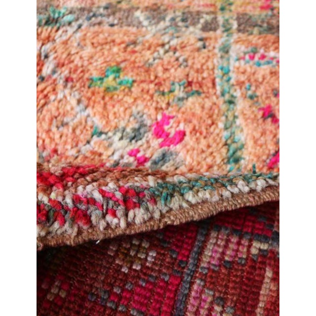 1980s 1980s Earth Tone Moroccan Rug - 8.8 X 5.8 Ft For Sale - Image 5 of 6