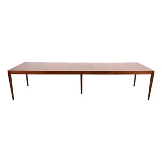 Kipp Stewart for Directional Mid-Century Modern Walnut Extension Dining Table | Newly Refinished For Sale