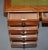Late 19th Century Rare Victorian Four Sided Quad Pedestal Desk in Flamed Mahogany Green Leather For Sale - Image 11 of 11