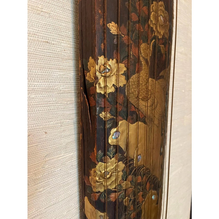 Japanese Meiji Han Koto with Maki-e Lacquer Decoration | Chairish