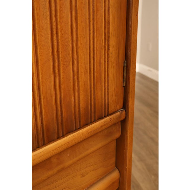 American of Martinsville Mid Century Modern Walnut Tall Chest For Sale - Image 14 of 18