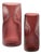 Coral Vases in Hand-Blown Venetian Glass from Cassina, Set of 2 For Sale